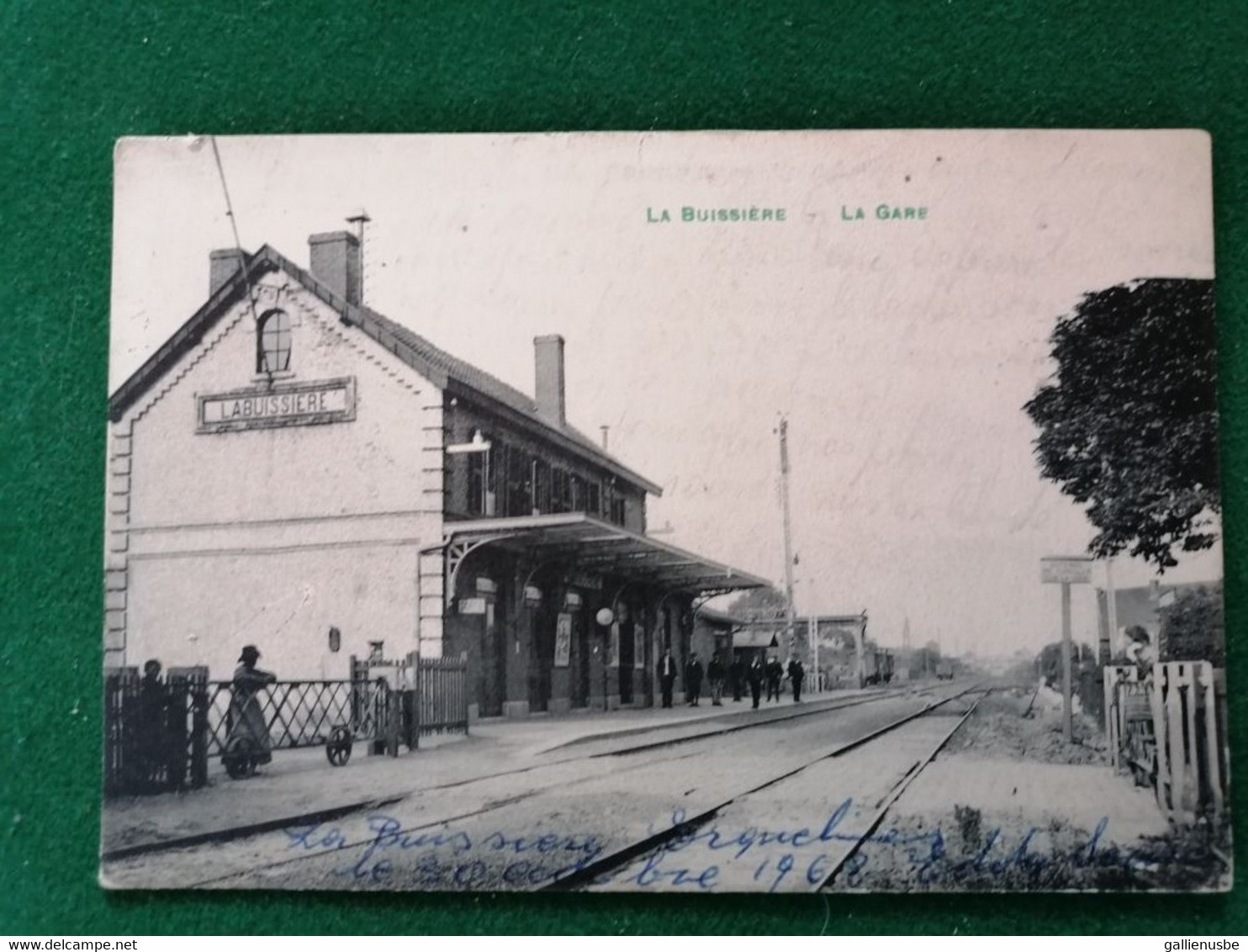 CP  La Buissière  - Environs De Thuin - - La Gare - Merbes-le-Château
