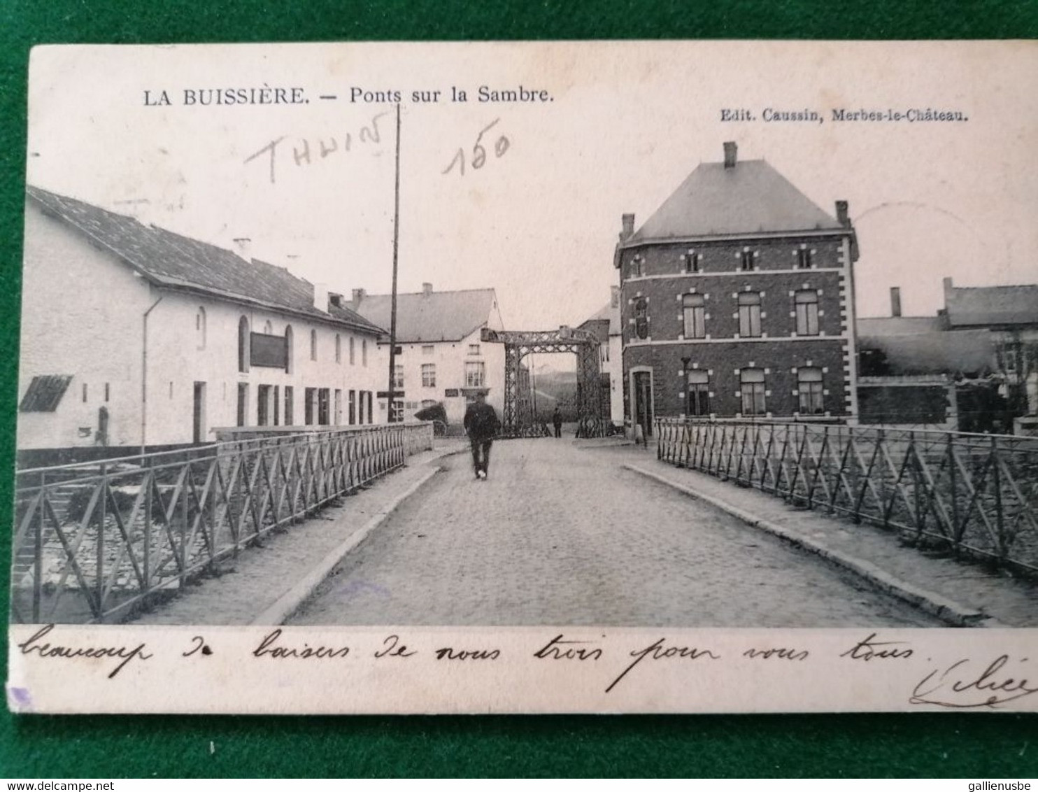 CP  La Buissière  - Environs De Thuin - Pont Sur La Sambre - Merbes-le-Château