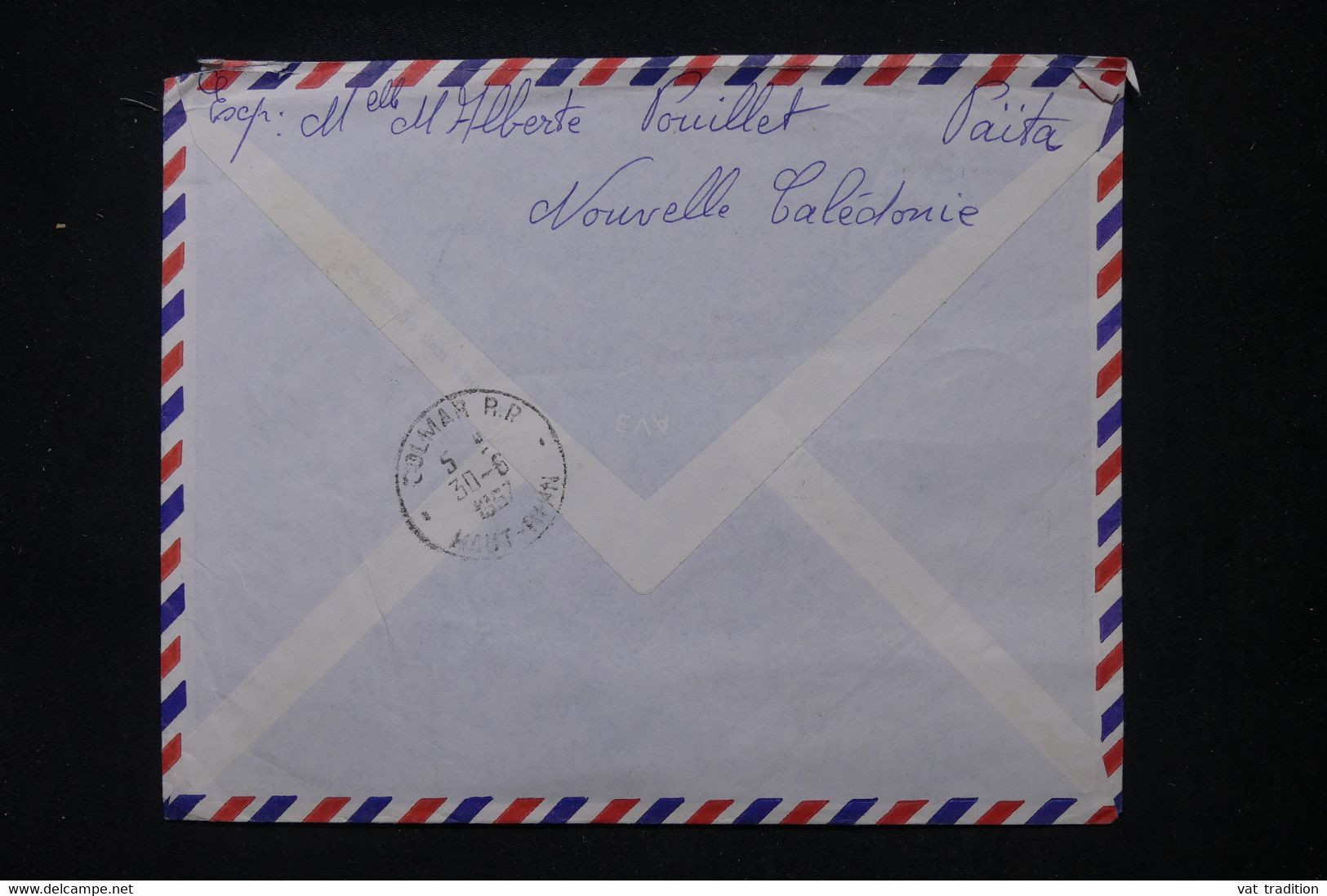 NOUVELLE CALÉDONIE - Enveloppe En Recommandé De Paita Pour Colmar En 1967 - L 106718 - Cartas & Documentos