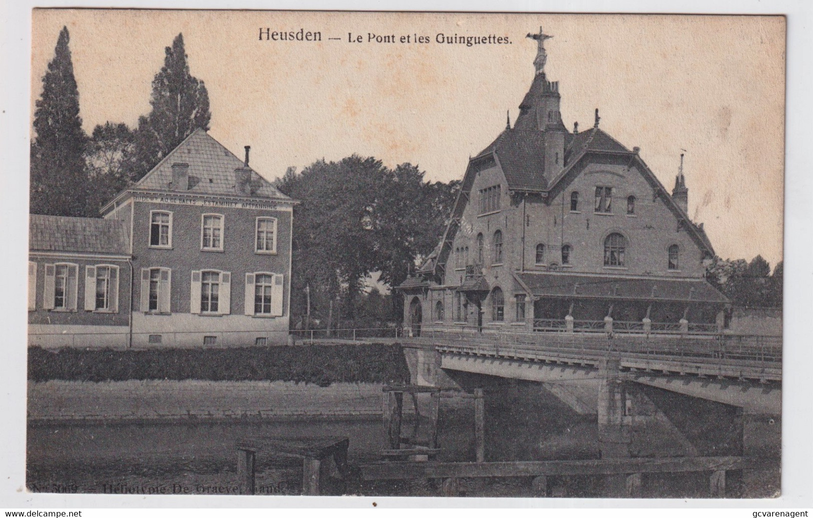 HEUSDEN  LE PONT ET LES GUINGUETTES - Destelbergen