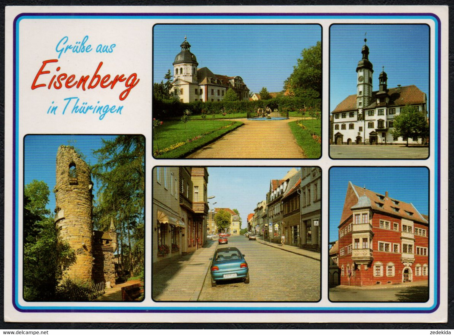 F3993 - TOP Eisenberg - Bild Und Heimat Reichenbach Qualitätskarte - Eisenberg