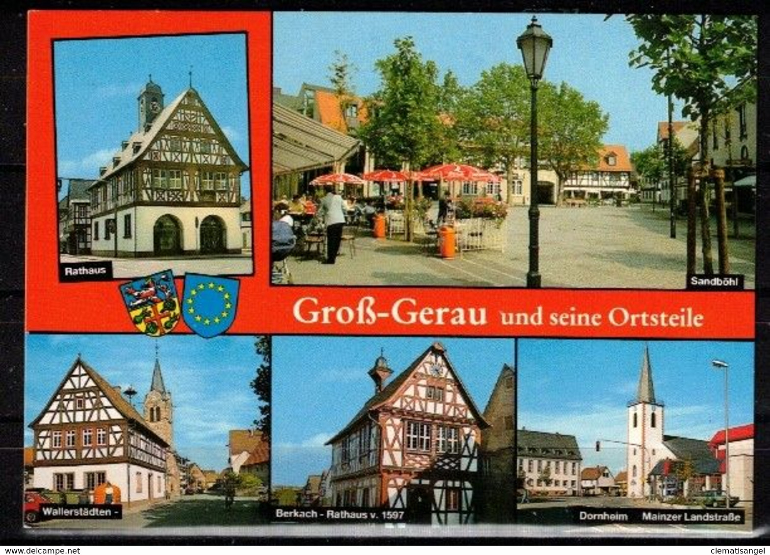 416f * GROSS-GERAU UND SEINE ORTSTEILE * IN 6 ANSICHTEN * HESSENTAG **!! - Gross-Gerau