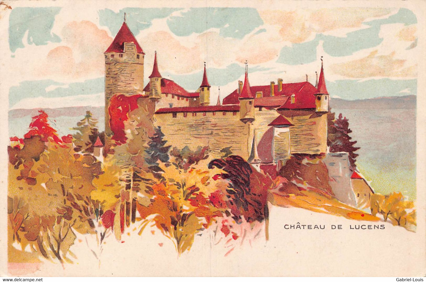 Château De Lucens - Ed. Chocolats  Peter & Kohler Vevev - 1919 - Lucens