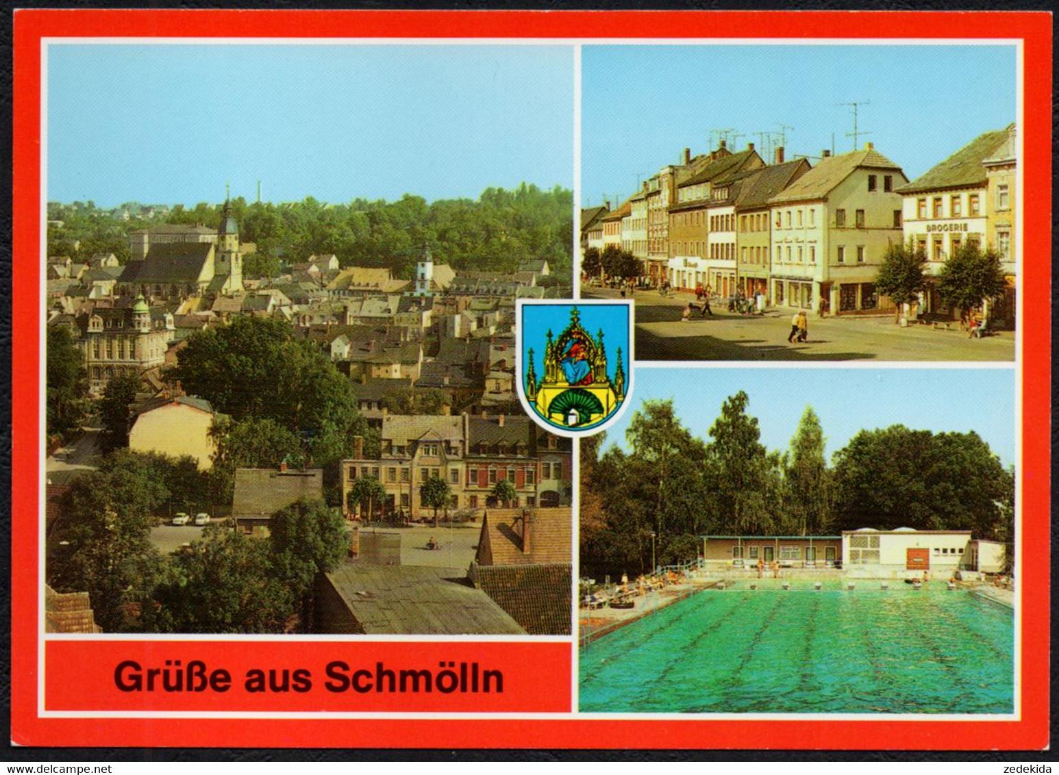 F4043 - TOP Schmölln Freibad - Bild Und Heimat Reichenbach Qualitätskarte - Schmoelln