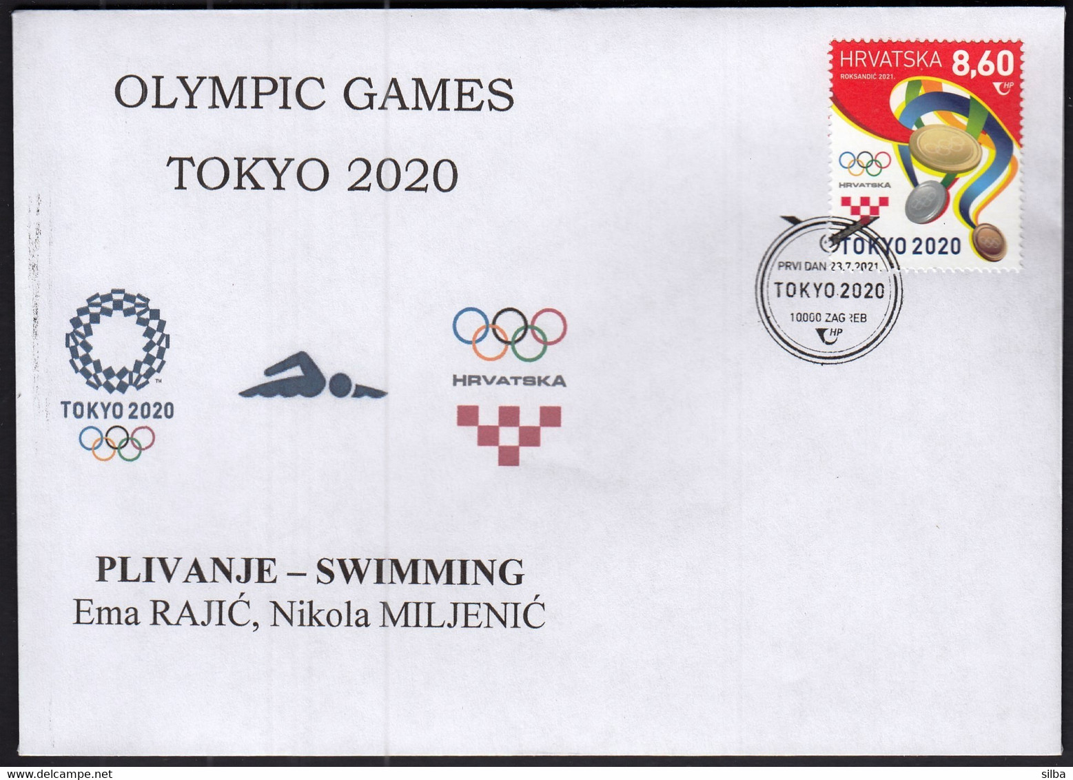 Croatia 2021 / Olympic Games Tokyo 2020 / Swimming / Croatian Athletes / Medals - Eté 2020 : Tokyo