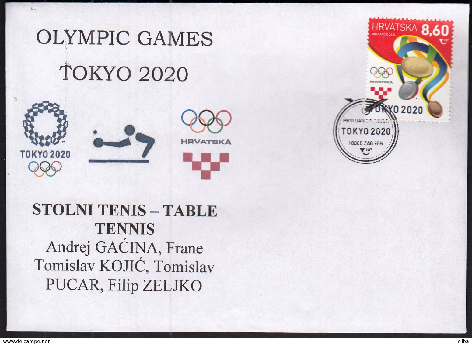 Croatia 2021 / Olympic Games Tokyo 2020 / Table Tennis / Croatian Athletes / Medals - Eté 2020 : Tokyo