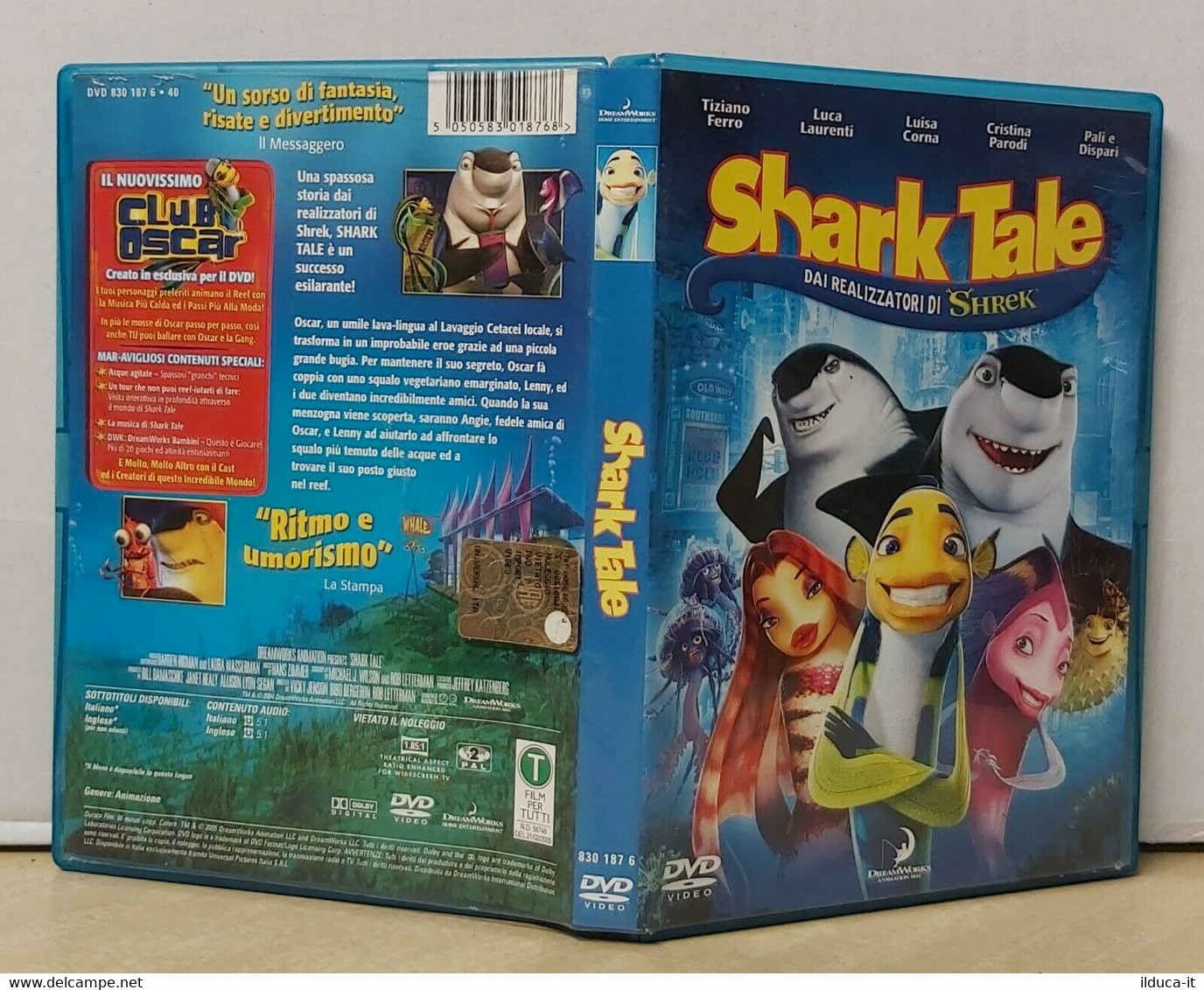 00186 DVD - SHARK TALE - DreamWorks Animation 2004 - Dessin Animé