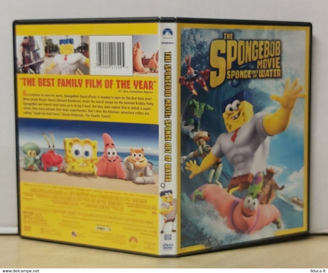 00222 DVD - THE SPONGEBOB MOVIE: Sponge Out Of Water - Paramount 2015 - Dessin Animé