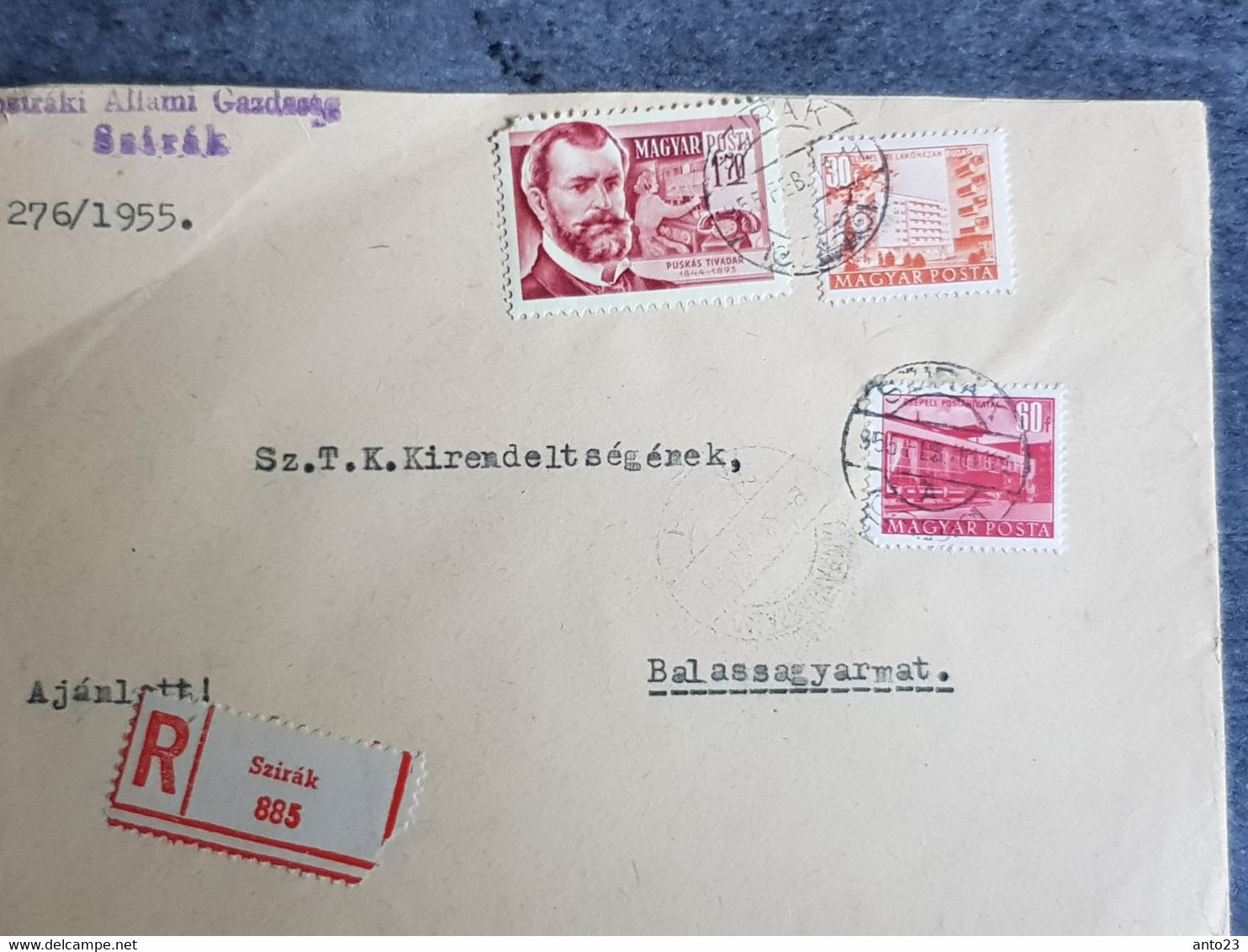 HUNGARY - UNGHERIA - MAGYAR - Hongrie Szirak - Poststempel (Marcophilie)