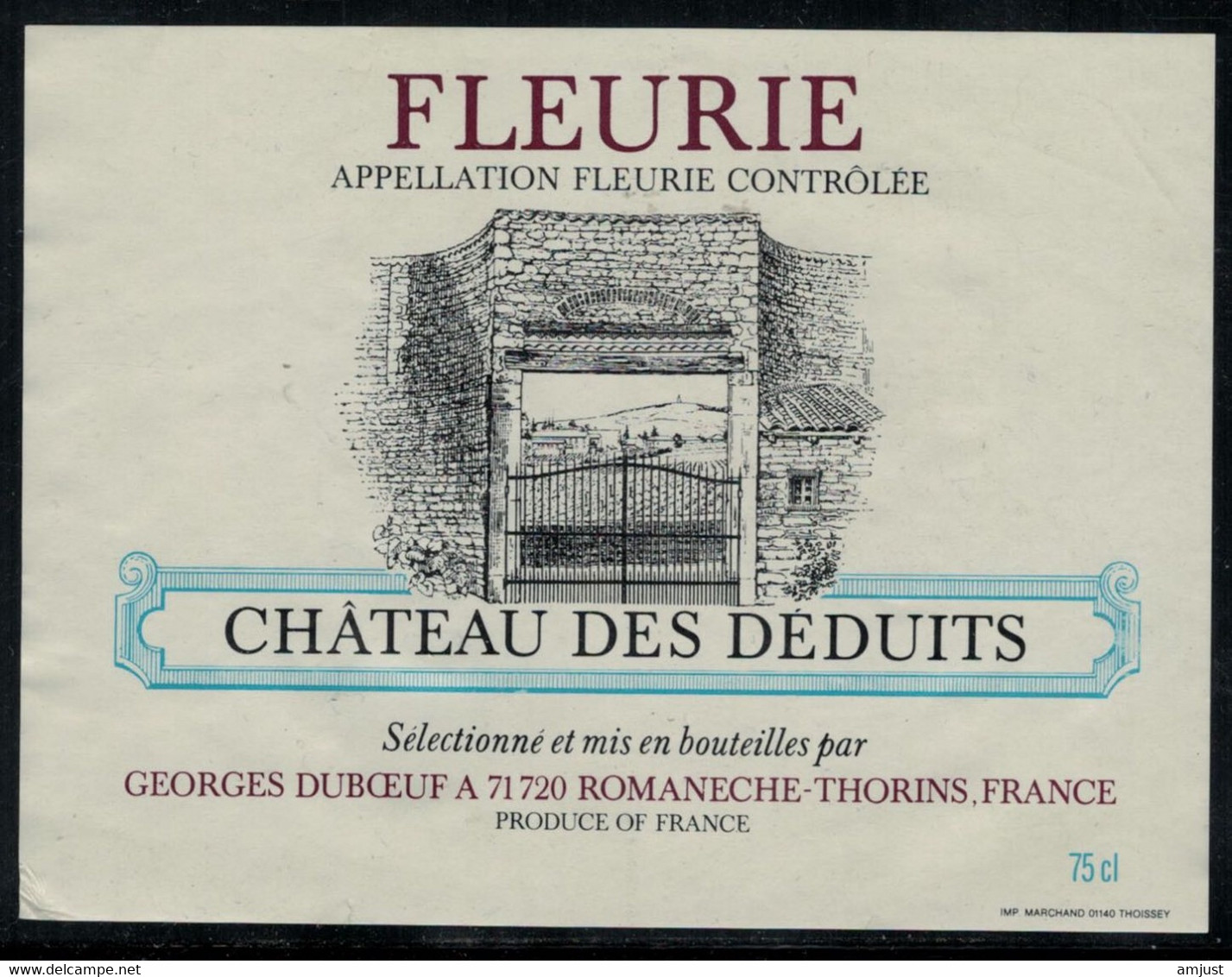 Beaujolais // Fleurie, Château Des Déduits - Beaujolais