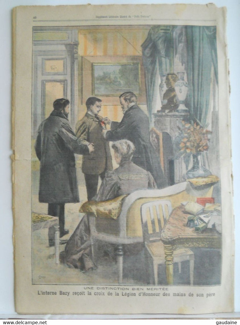 Le Petit Parisien N°1043 – 31 Janvier 1909 –Reggio Italie - Un Mariage Dans Les Ruines – L’interne Bazy Légion D’honneur - Le Petit Parisien