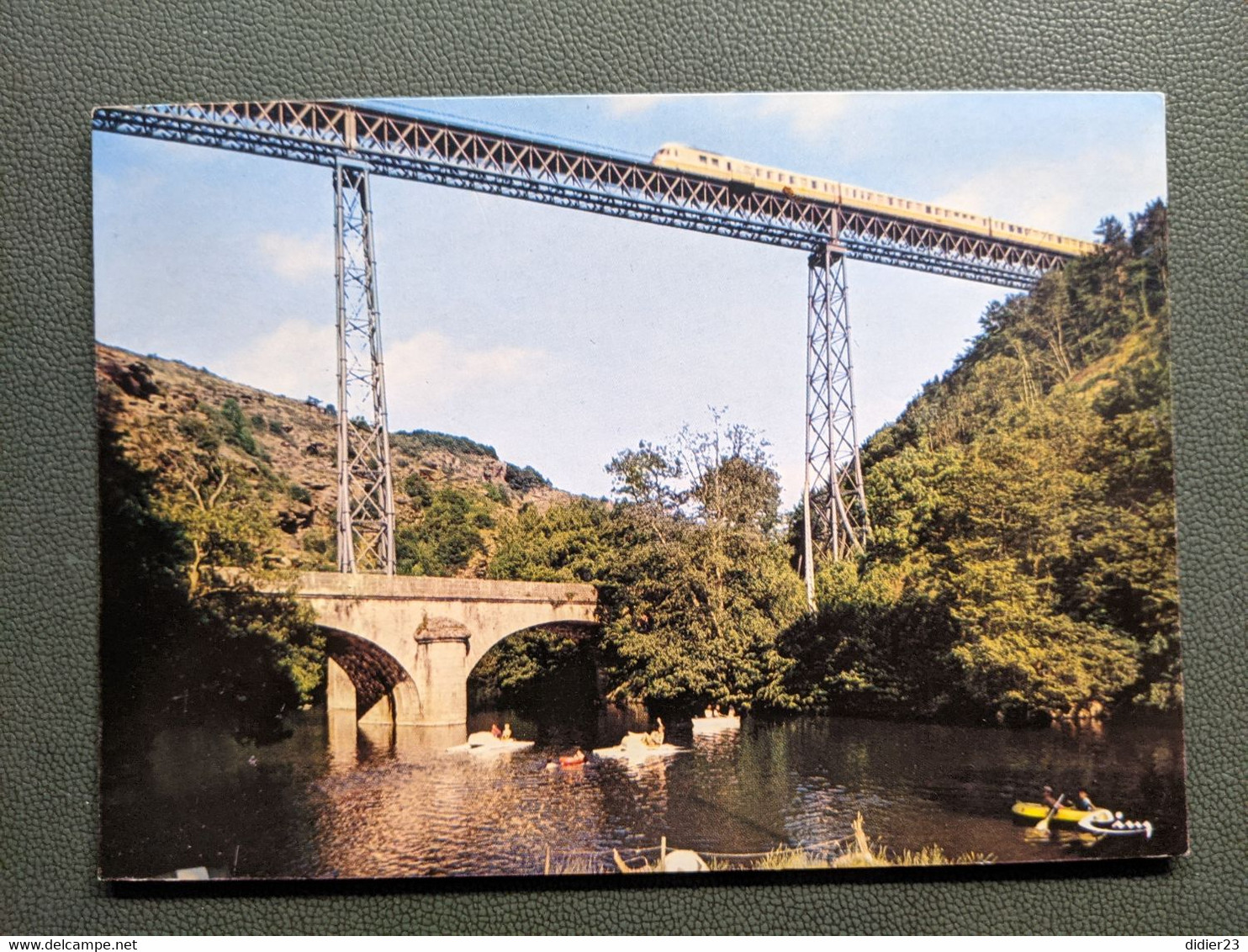 TRAIN PONT DE CHEMIN DE FER LE VIADUC DE ROUZAT - Ouvrages D'Art