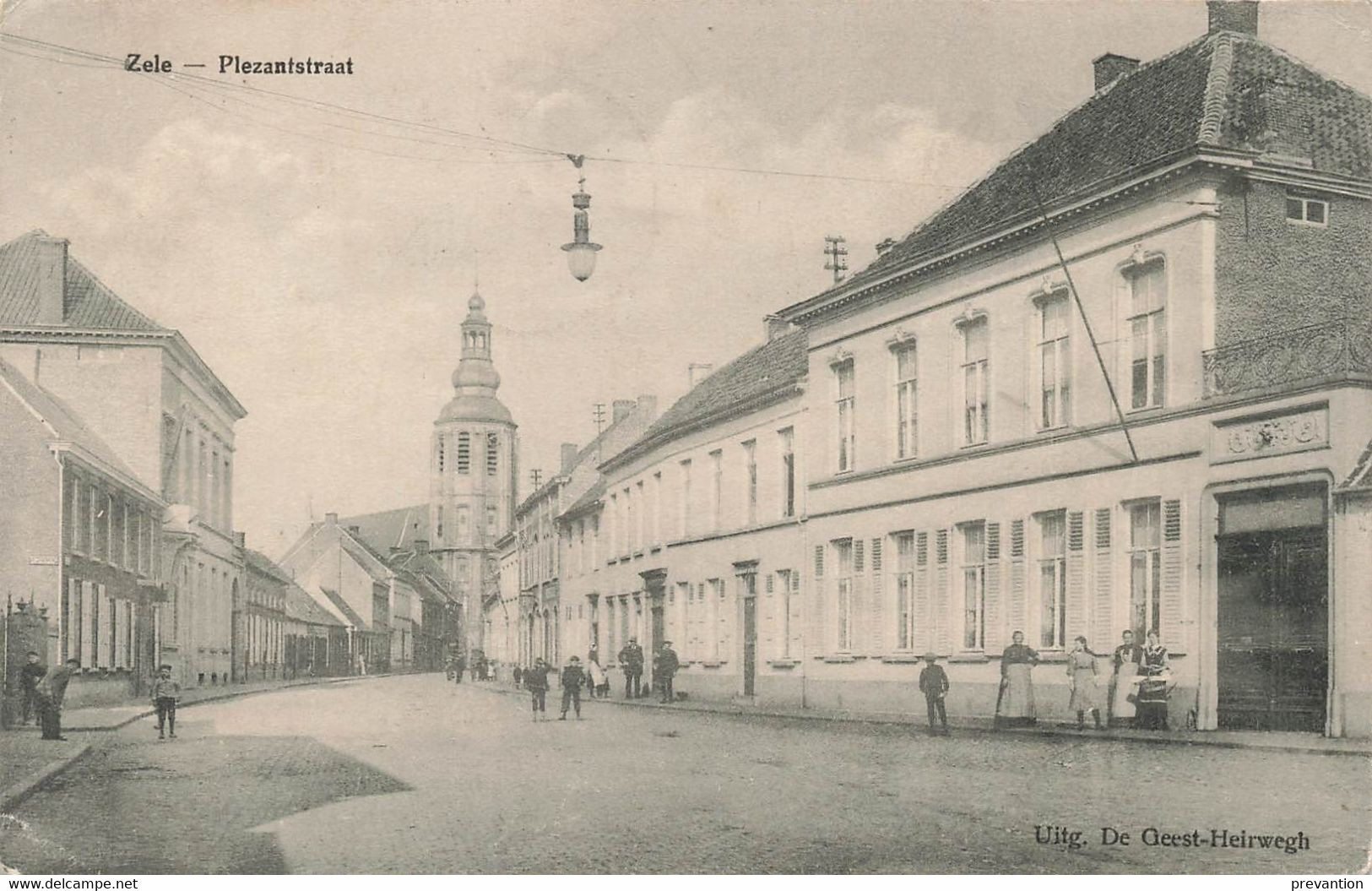 ZELE - Plezantstraat - Carte Circulé En 1914 - Zele