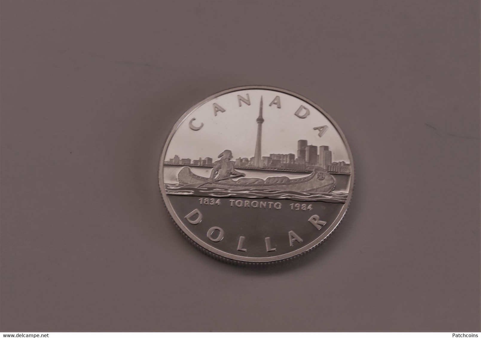 1 Dollar - Elizabeth II Toronto 1984, Silver - Canada