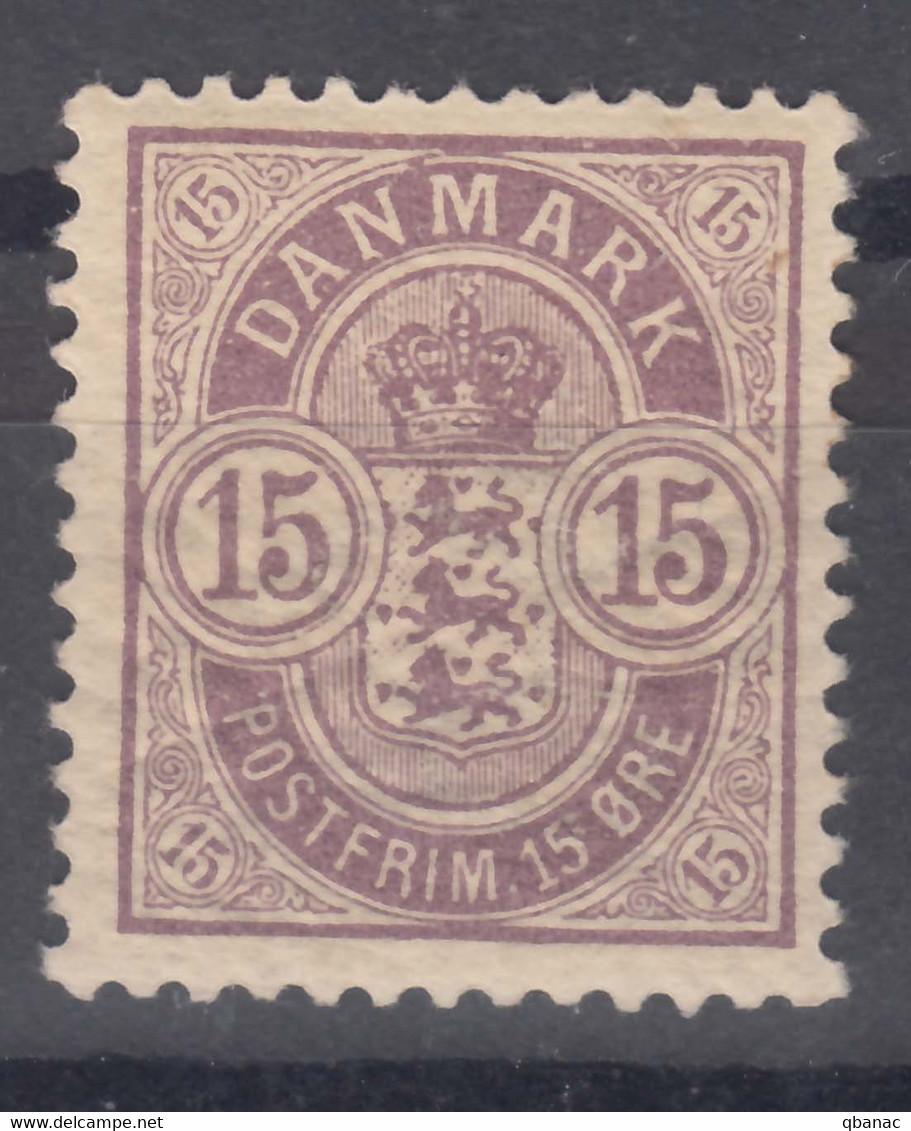 Denmark 1901 Mi#38 Mint Hinged - Unused Stamps