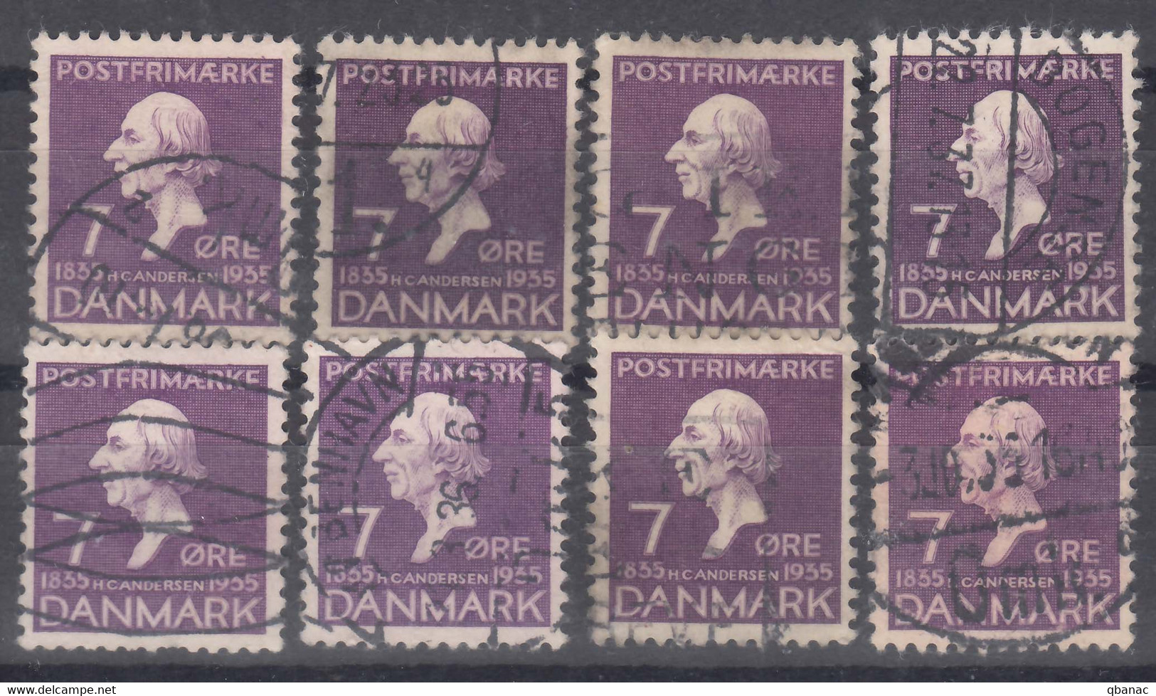 Denmark 1935 Mi#223 Used Multiples - Gebraucht