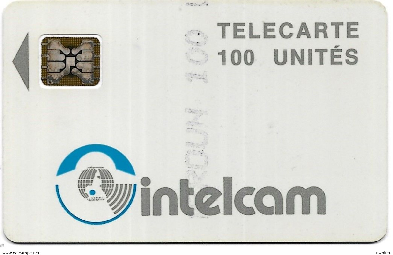 @+ Cameroun - Logo Intelcam - 100 U - SC5 - Serie : 00189 - Ref: CAM-29 - Cameroon