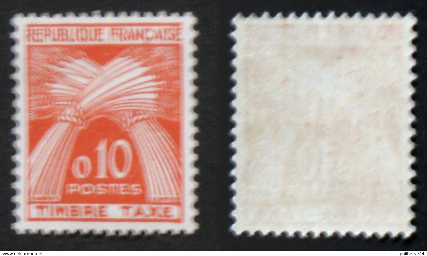 N° TAXE 91 10c GERBES DE 1960 TB  Neuf N** Cote 6€ - 1960-.... Mint/hinged