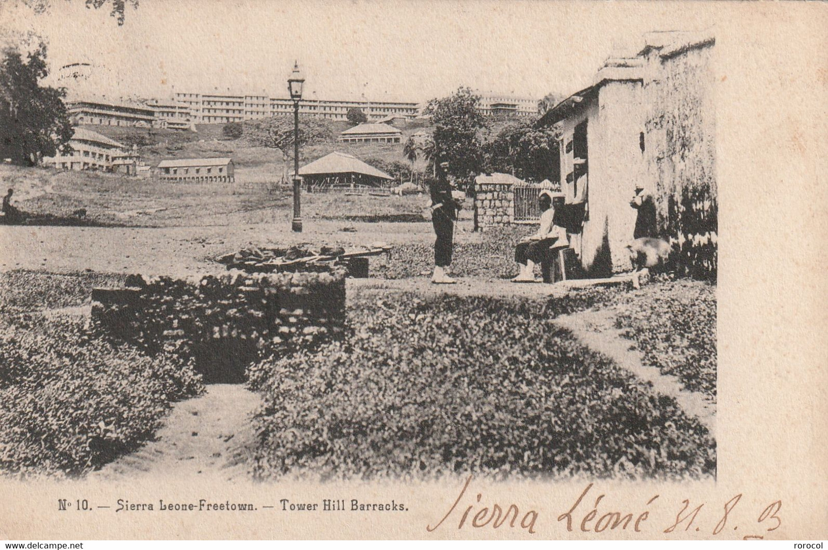 SIERRA LEONE CP 1903 FREETOWN Pour La Belgique Tower Hill Barracks - Sierra Leone (...-1960)