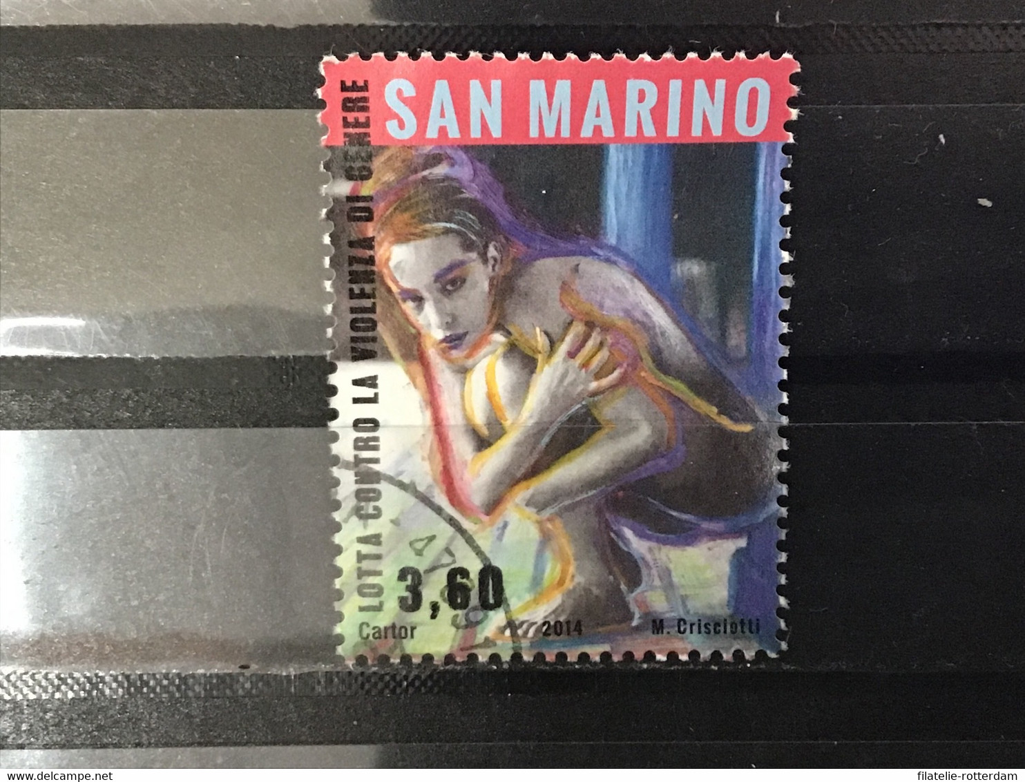 San Marino - Strijd Tegen Geweld (3.60) 2014 - Used Stamps