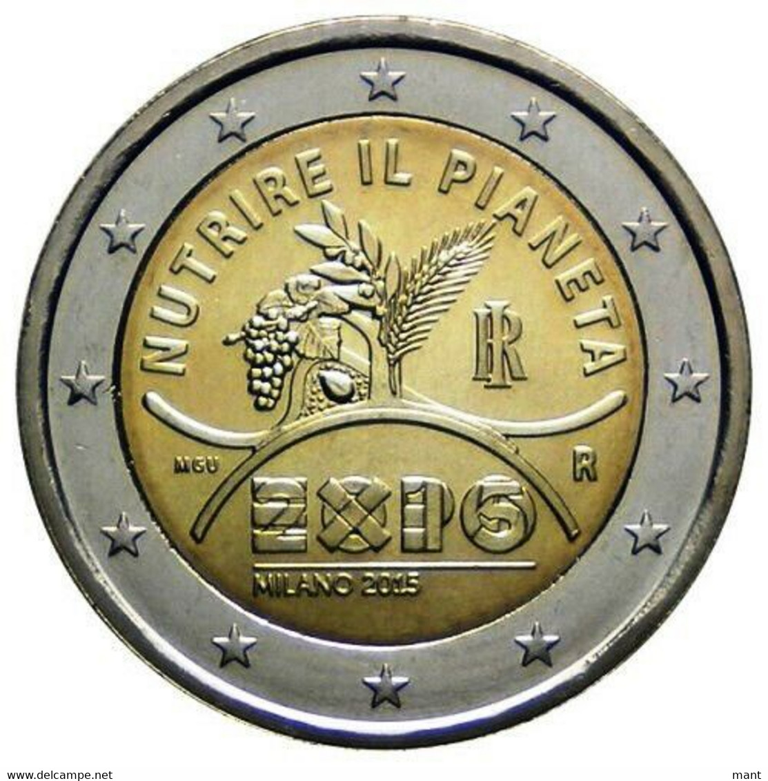 ITALIA MONETA DA 2 EURO COMMEMORATIVO EXPO 2015 FDC - Herdenking