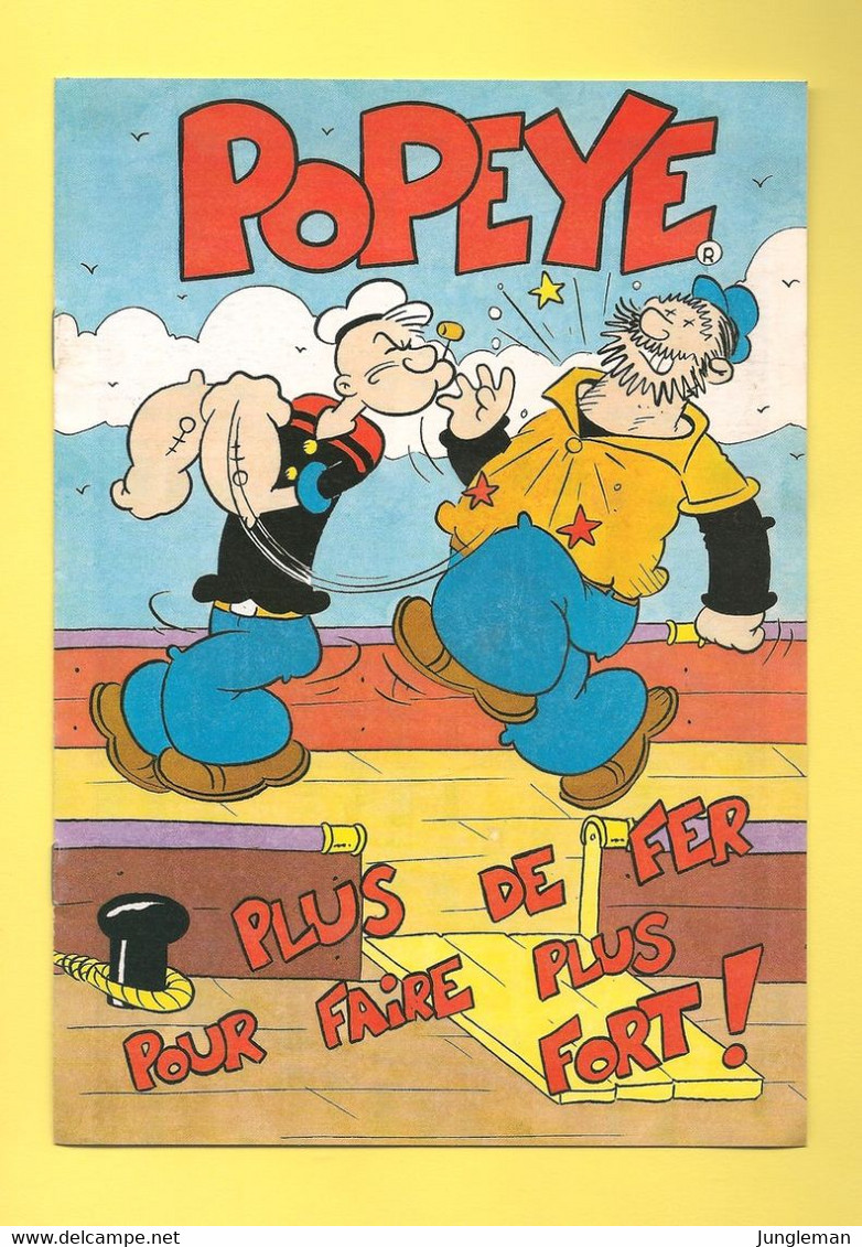 Popeye, Plus De Fer Pour Faire Plus Fort - Revue Publicitaire éditée Par Le CIV (Centre D'Info Des Viandes) - 1993 - TBE - Objets Publicitaires