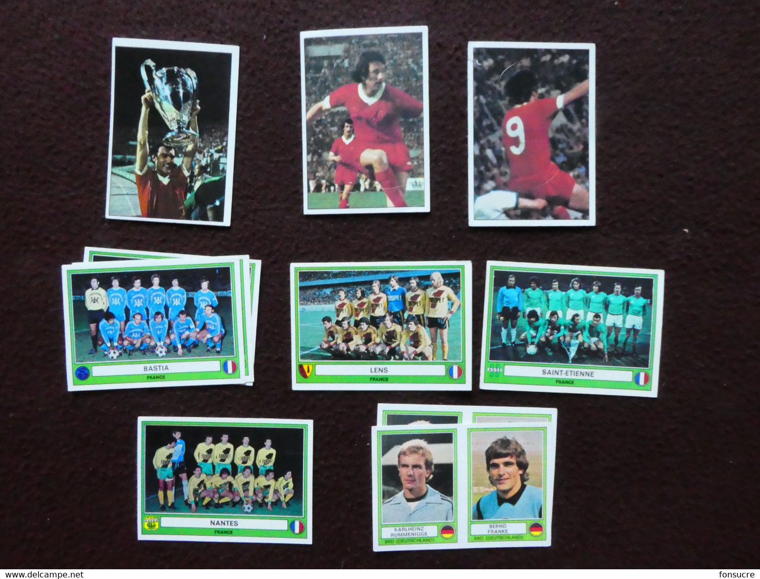 Lot De 8 Vignettes + 3 Doubles PANINI EuroFootball Euro Football 78 1978 Autocollant Sticker Figurine Image Vignette - Other & Unclassified