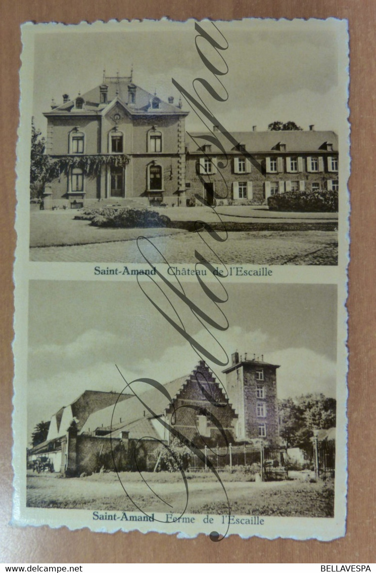 Saint Amand. Duoview Chateau De L'Escaille & Ferme - Fleurus