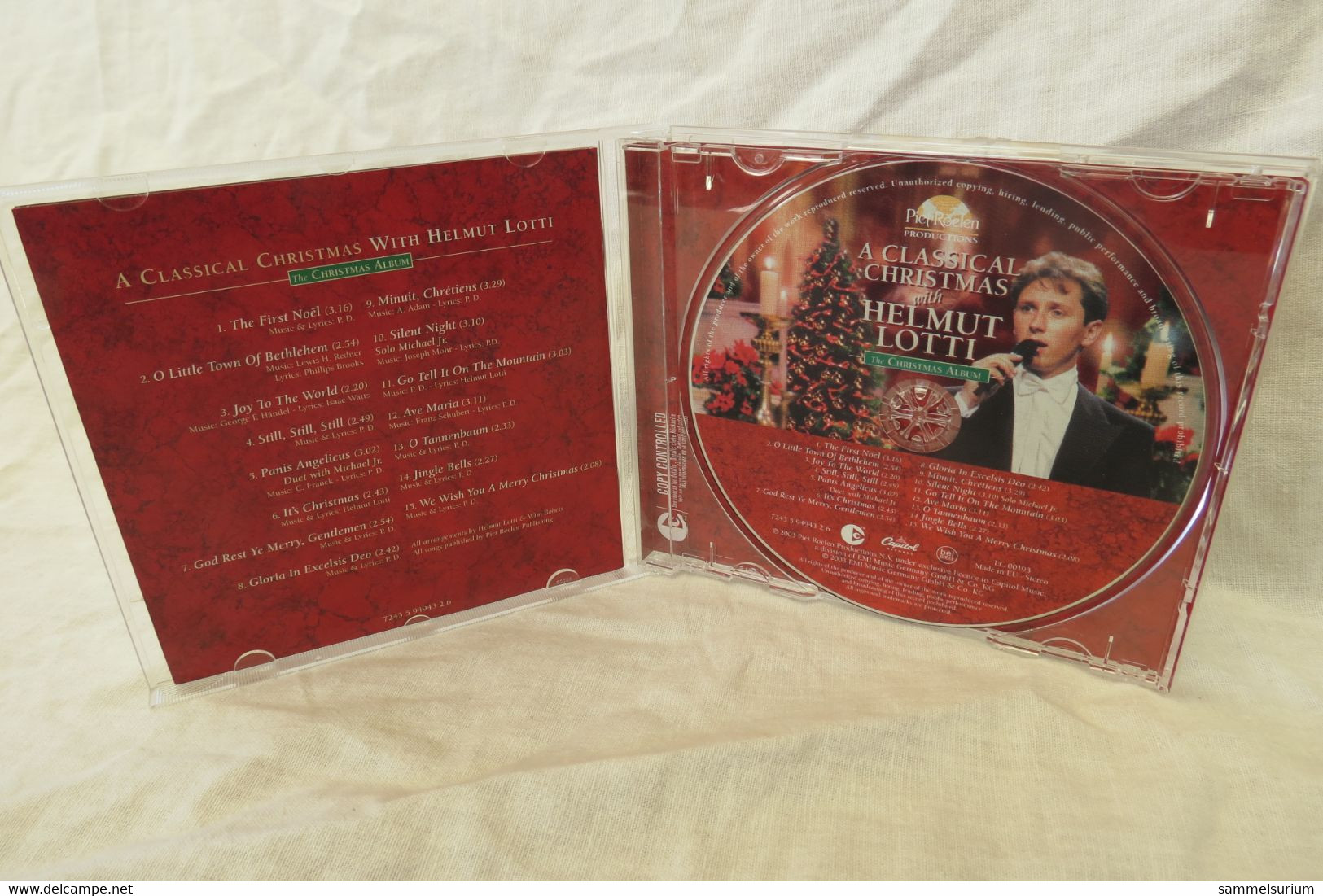 CD Helmut Lotti "A Classical Christmas With Helmut Lotti" The Christmas Album - Christmas Carols