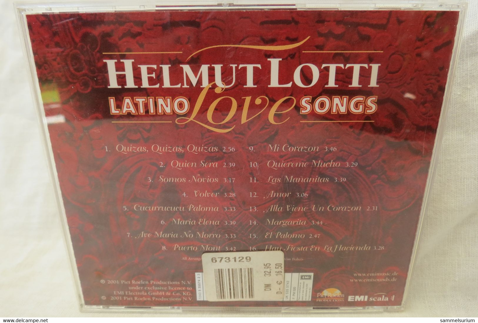 CD Helmut Lotti "Latino Love Songs" - Otros - Canción Española