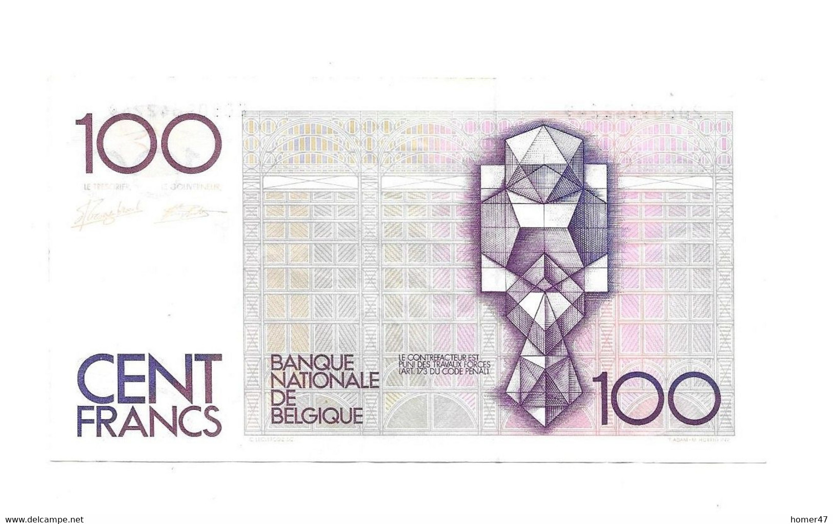 100 Fr -  'Beyaert' - 69 F100 - 100 Francs