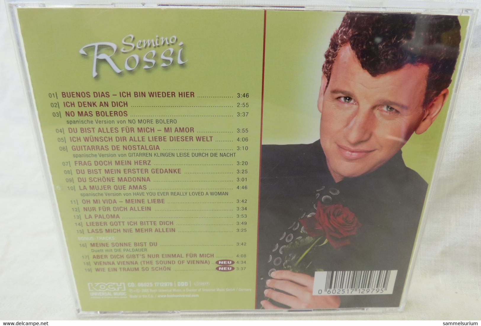 CD Semino Rossi "Ich Denk An Dich" Special Edition Inkl. 2 Neuen Songs - Other - German Music