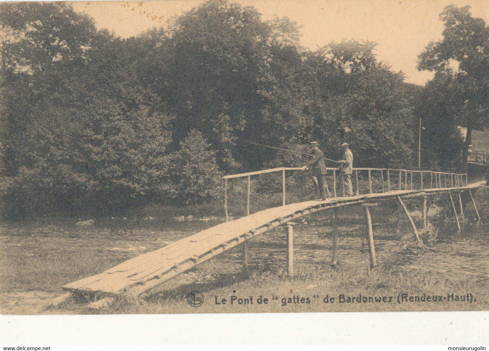 BELGIQUE )) RENDEUX HAUT   PONT DE GATTES DE BARDONWEZ - Rendeux