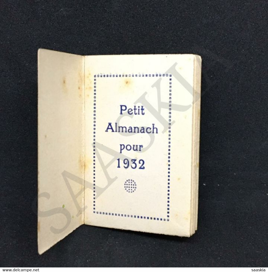 #PUB18 - PETIT ALMANACH POUR 1932 - Fabrique De Biscuits Confiserie Fine - Calendrier - Small : 1921-40