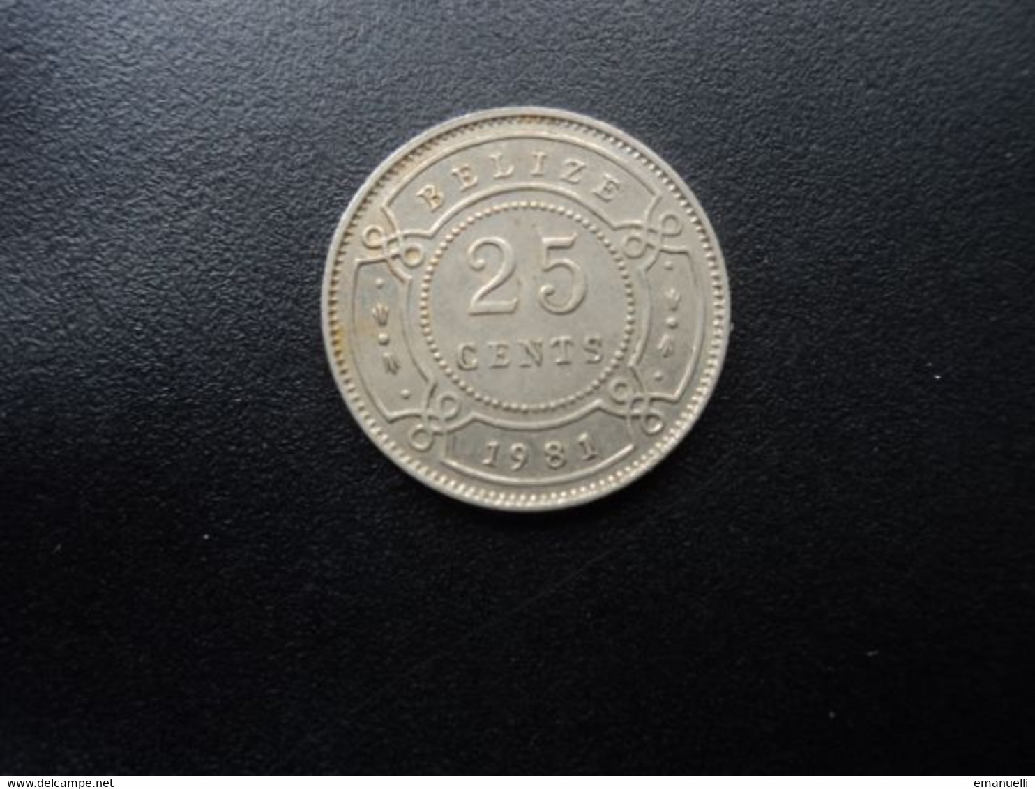 BELIZE * : 25 CENTS   1981    KM 36     SUP ** - Belize