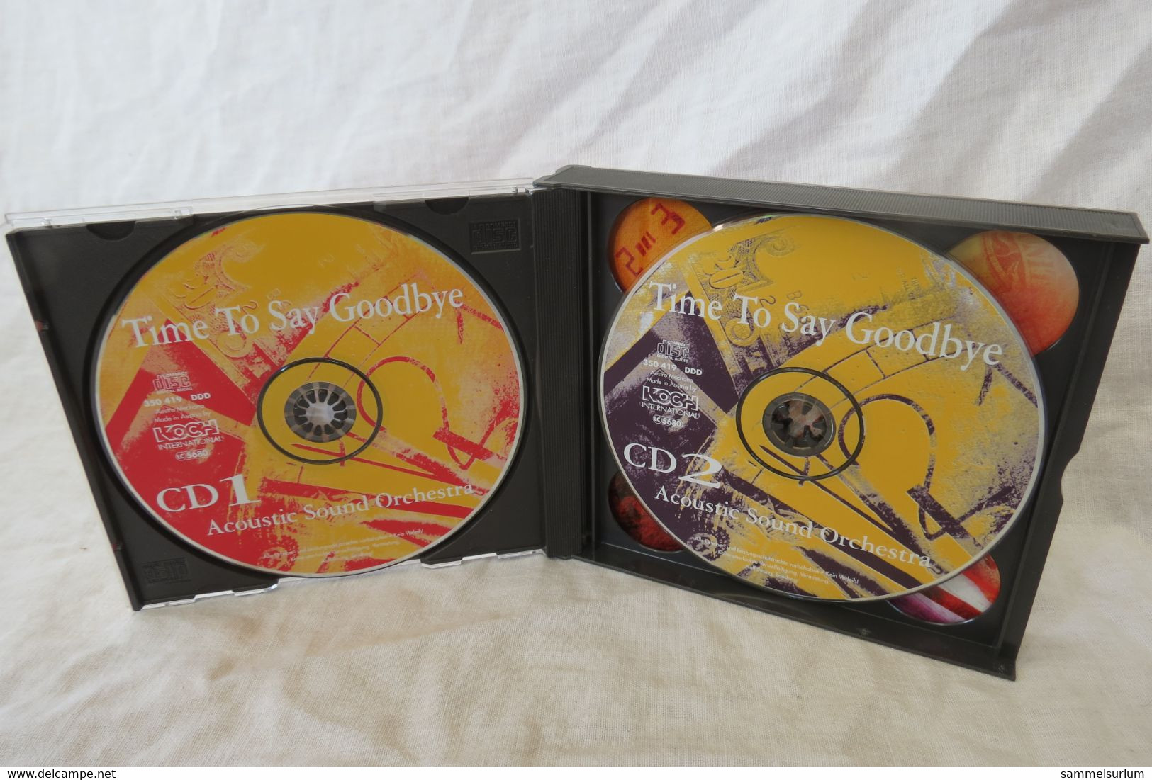 3 CDs "Time To Say Goodbye" Div. Interpreten - Instrumental