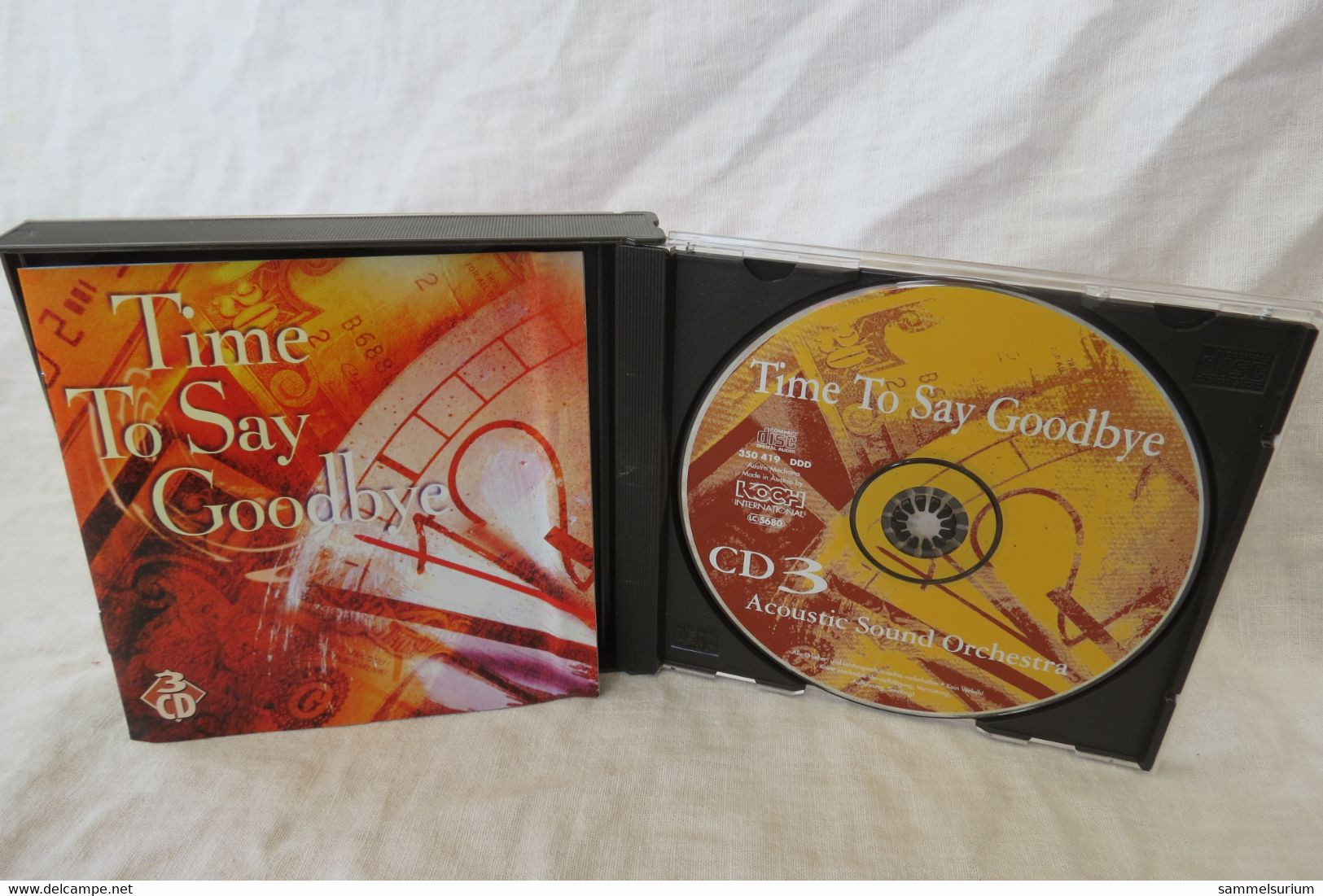 3 CDs "Time To Say Goodbye" Div. Interpreten - Instrumentaal