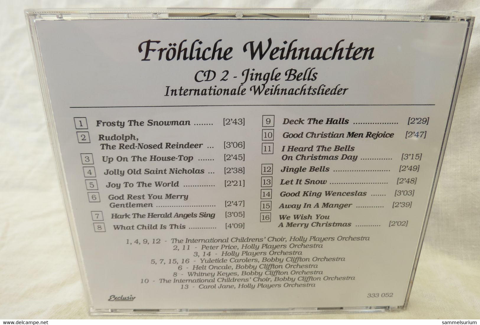 4 CDs "Fröhliche Weihnachten" Berühmte Chöre, Internationale Weihnachtslieder, Gitarrenmusik, Stars singen Weihnachtslie