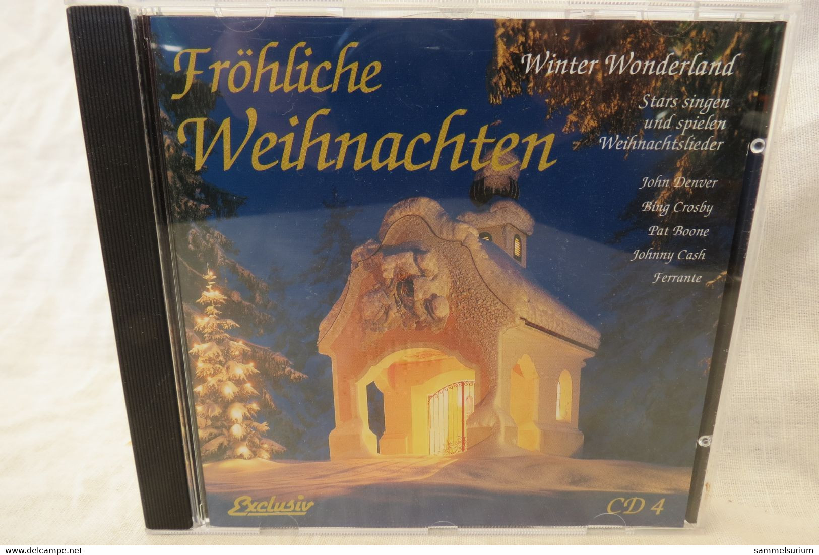 4 CDs "Fröhliche Weihnachten" Berühmte Chöre, Internationale Weihnachtslieder, Gitarrenmusik, Stars singen Weihnachtslie