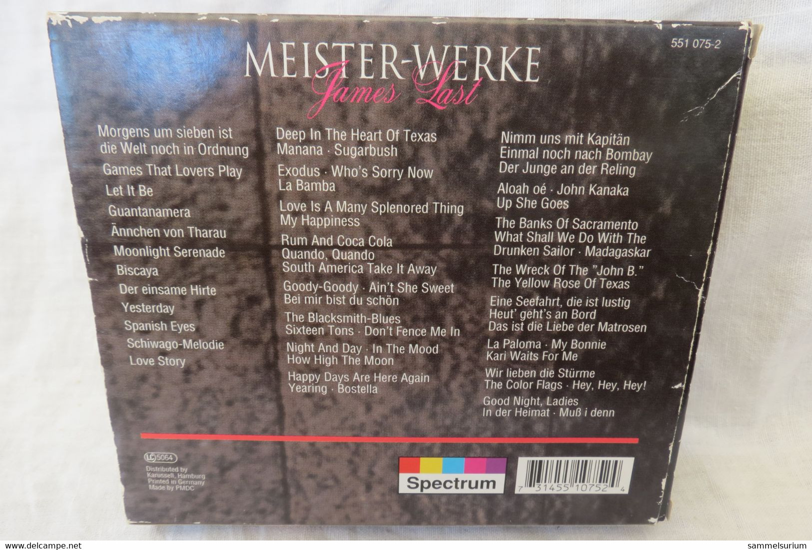 3 CDs James Last "Meisterwerke"