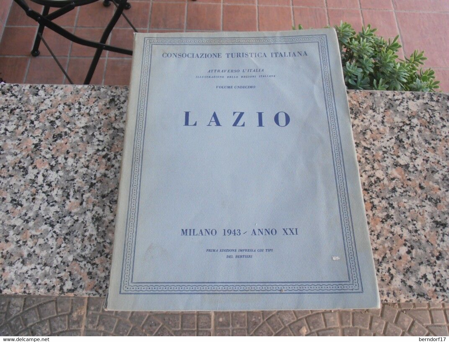 LAZIO - Consociazione Turistica Italiana - 1943 - Fotografía