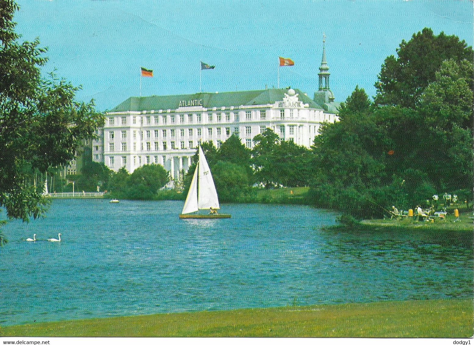 ATLANTIC HOTEL, HAMBURG, GERMANY. UNUSED POSTCARD  Tc8 - Hotels & Restaurants