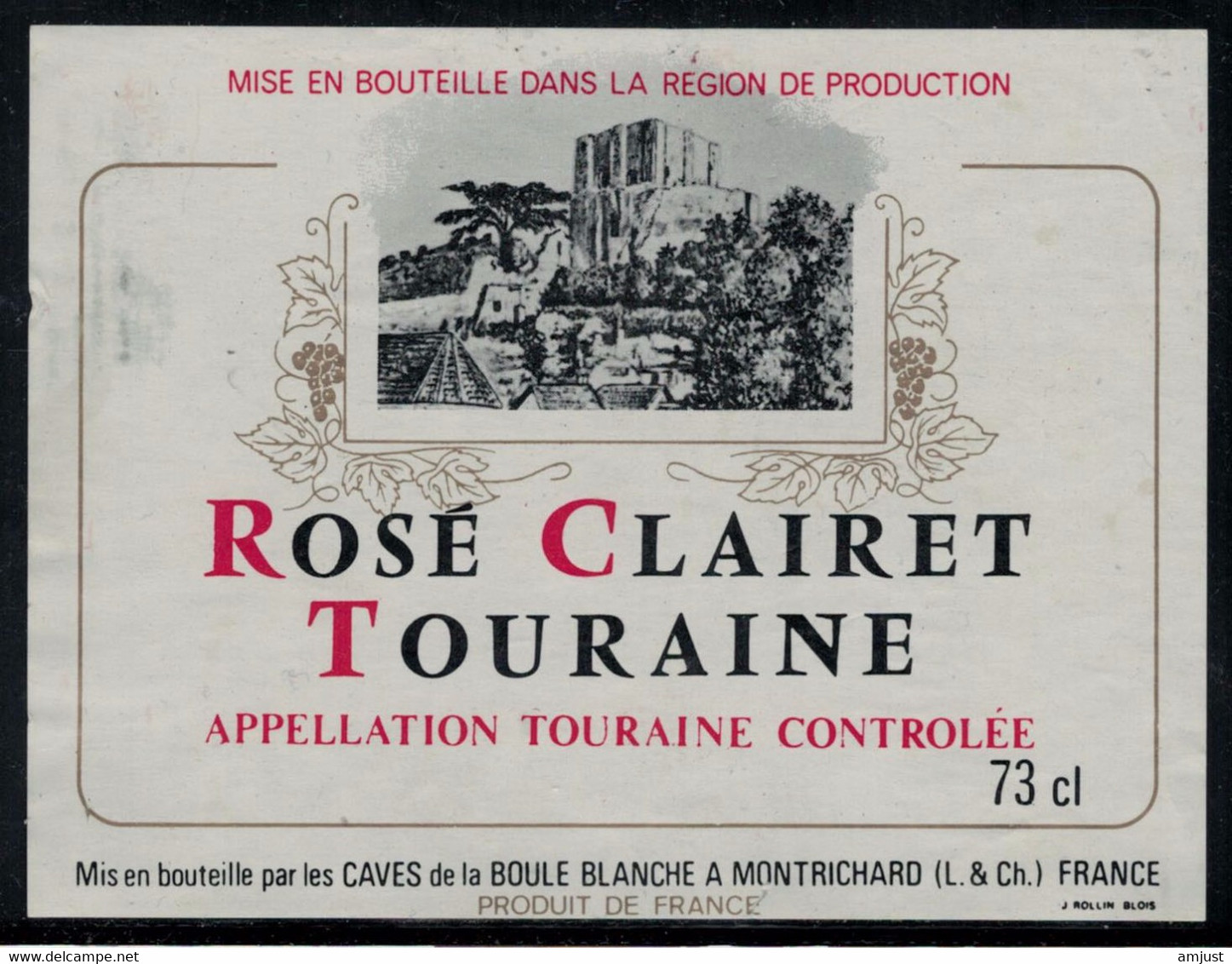 Vin De Tourraine // Rosé Clairet - Other & Unclassified
