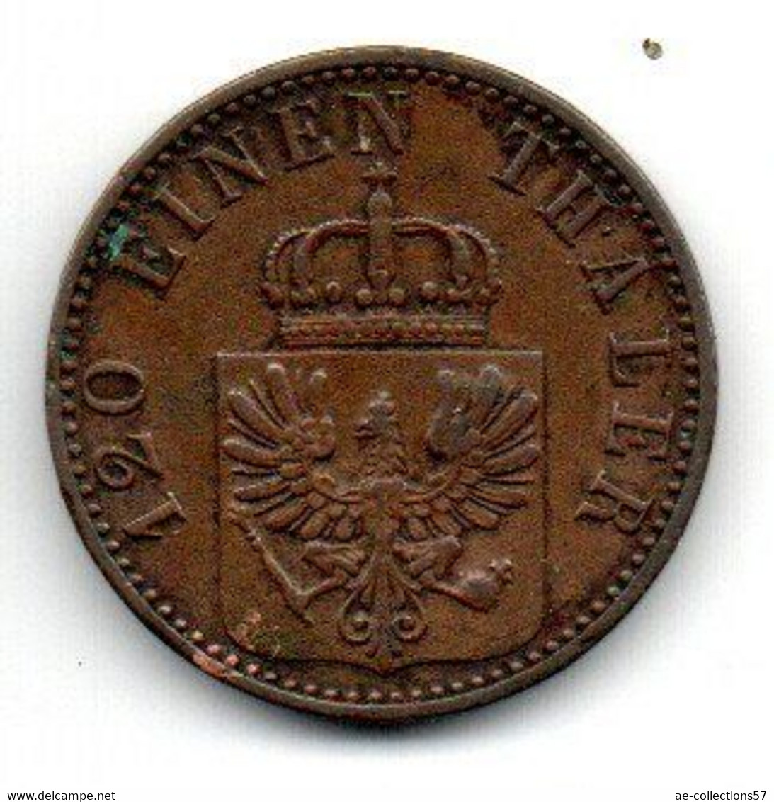 Prusse -  3 Pfenninge 1867 A  -  TB+ - Monedas Pequeñas & Otras Subdivisiones