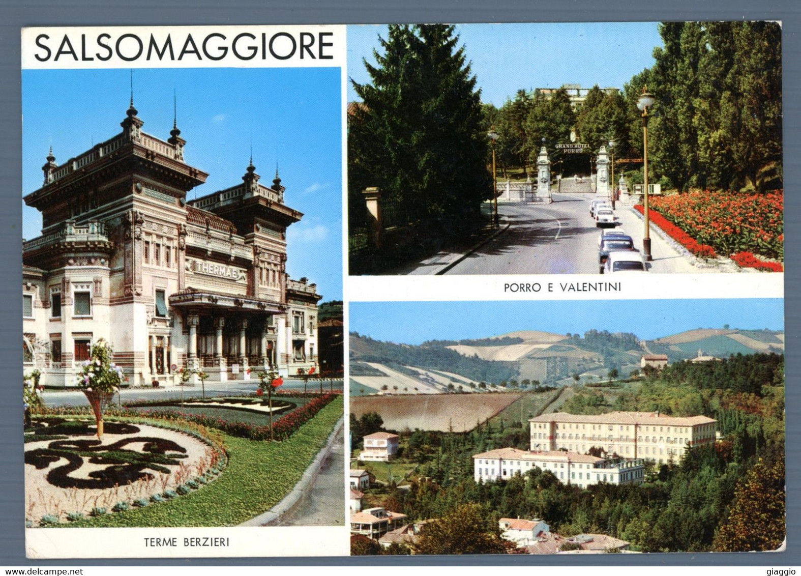 °°° Cartolina - Salsomaggiore Terme Vedute Viaggiata (l) °°° - Parma