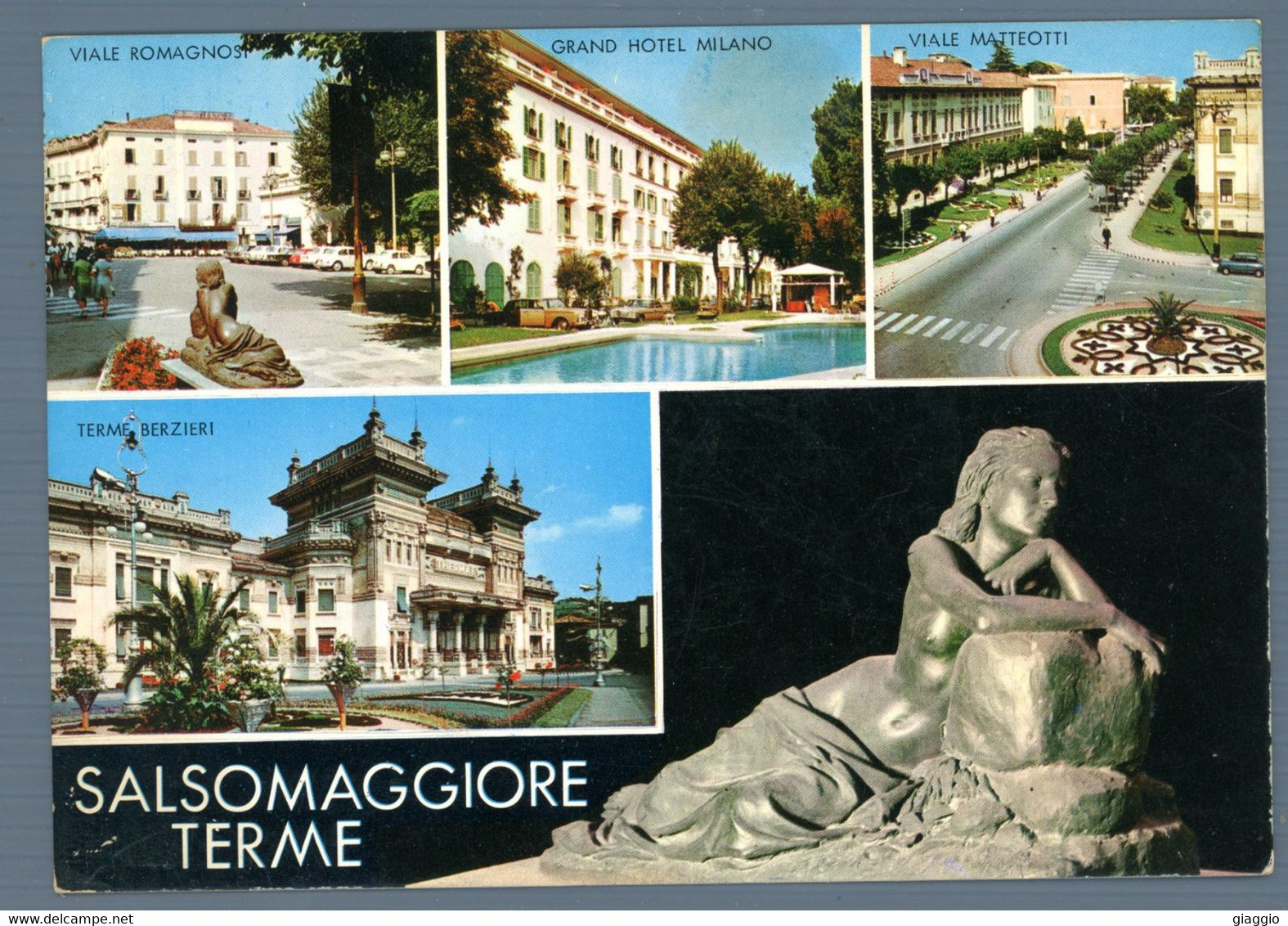 °°° Cartolina - Salsomaggiore Terme Vedute Viaggiata (l) °°° - Parma