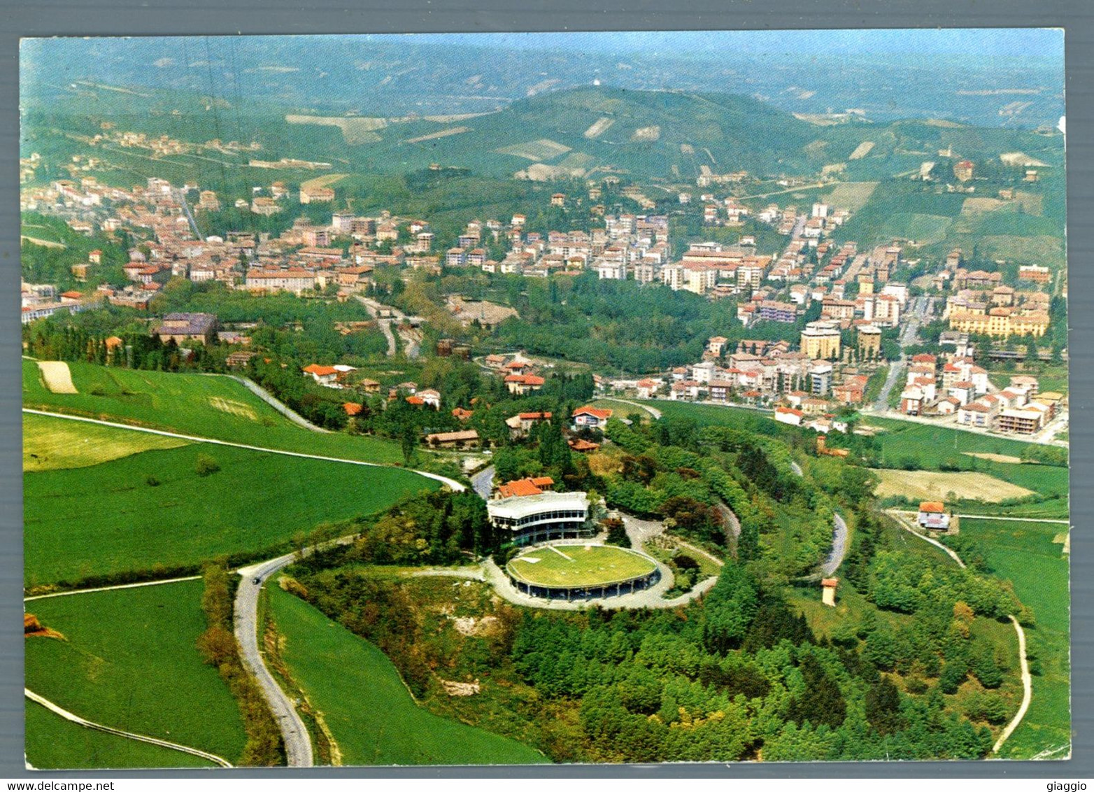 °°° Cartolina - Salsomaggiore Terme Panorama Dall'aereo Viaggiata (l) °°° - Parma