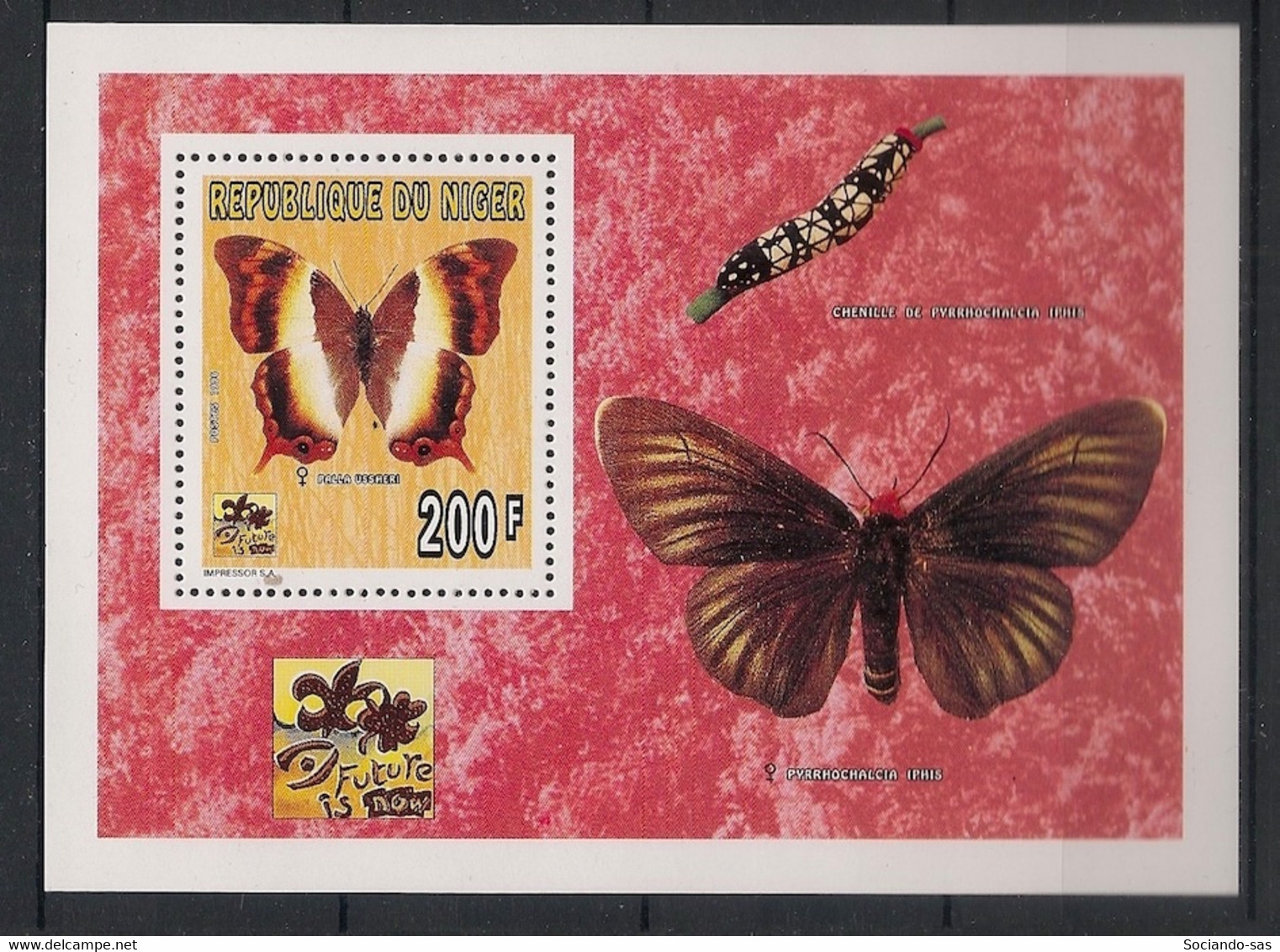 Niger - 1996 - SB N°Yv. 850 - Papillons / Butterflies - Neuf Luxe ** / MNH / Postfrisch - Butterflies