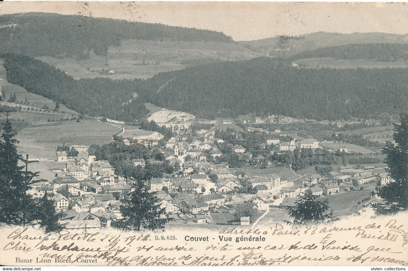 Suisse Neuchâtel Couvet Vue Générale - Couvet