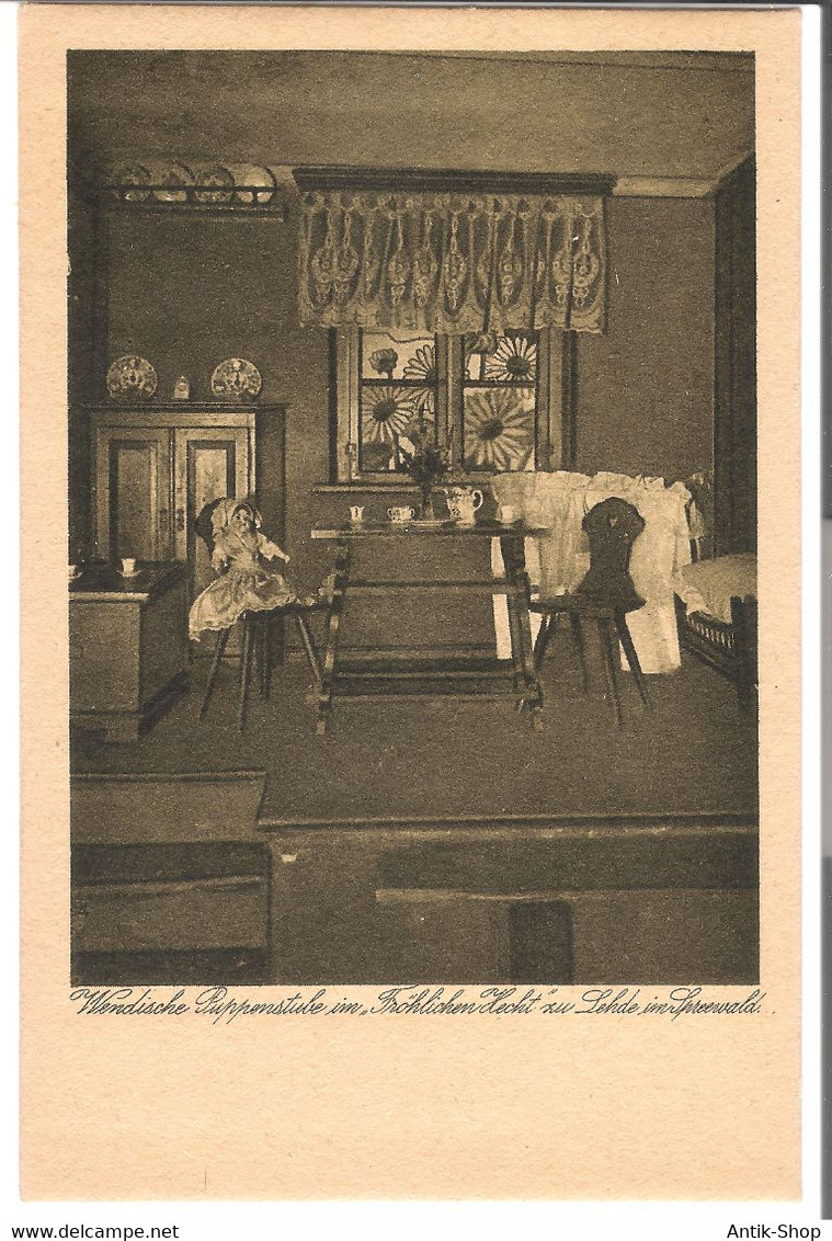 Spreewaldbilder - Wendische Puppenstube Im "Fröhlichen Hecht In Lehde Im Spreewald V. 1913 (45506) - Burg (Spreewald)